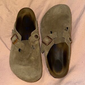 Birkenstock Suede Clogs